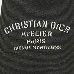 Pre Owned Dior Black Silk Tie