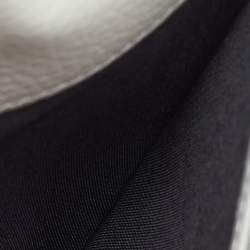 Pre Owned Dior Grey/Silver Oblique Jacquard Pasport Holder