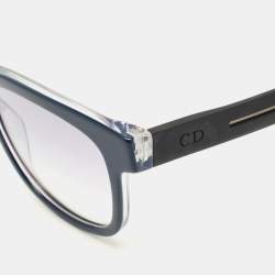 Pre Owned Dior Navy Blue/Black Gradient Blacktie 183S Square Sunglasses