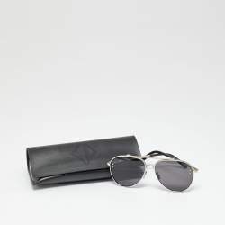 Pre Owned Dior Black CD Diamond A1U F2A0 Aviator Sunglasses