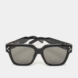 مملوكة مسبقًا Dior Black 10AO CD Diamond S3F Square Sunglasses