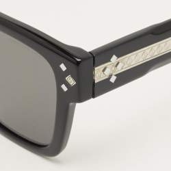 مملوكة مسبقًا Dior Black 10AO CD Diamond S3F Square Sunglasses