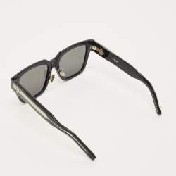 مملوكة مسبقًا Dior Black 10AO CD Diamond S3F Square Sunglasses