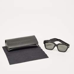 مملوكة مسبقًا Dior Black 10AO CD Diamond S3F Square Sunglasses