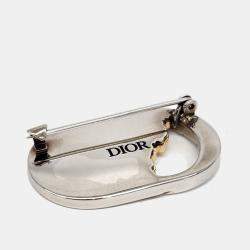 مملوكة مسبقًا Dior Gold Silver Plated Brooch