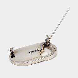 مملوكة مسبقًا Dior Gold Silver Plated Brooch
