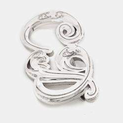 Pre Owned بروش ديور فضي