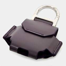 Pre Owned غلاف إيربودز ديور جلد أرجواني