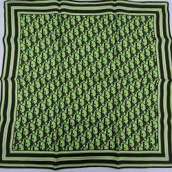 مملوكة مسبقًا Dior silk scarf and scarf ring