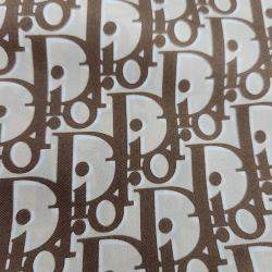 Pre Owned Dior silk scarf + scarf ring