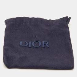 Pre Owned Dior Enamel Silver Tone Multi Charm Necklace