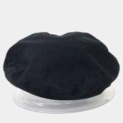Pre Owned قبعة بيريه من ديور هوم باللون الأسود