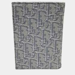 Pre Owned Dior Homme Oblique Passport Wallet