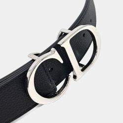 مملوكة مسبقًا Christian Dior Leather Homme Reversible Belt