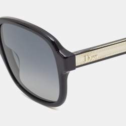 Pre Owned Dior Black Gradient DioRibbon S1I Square Sunglasses