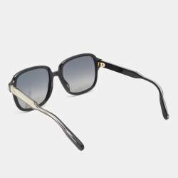 Pre Owned Dior Black Gradient DioRibbon S1I Square Sunglasses