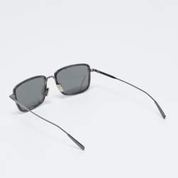 Pre Owned Dior Dark Grey Mirrored DiorBlackSuit S9U Rectangle Sunglasses 