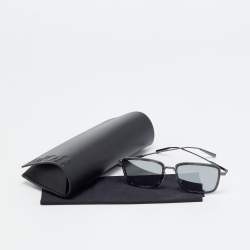Pre Owned Dior Dark Grey Mirrored DiorBlackSuit S9U Rectangle Sunglasses 