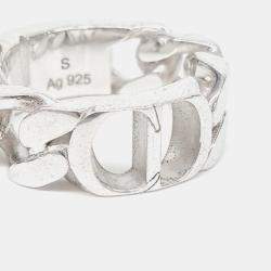 Pre Owned Dior Homme silver ring US 8.75