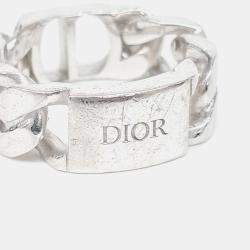 Pre Owned Dior Homme silver ring US 8.75