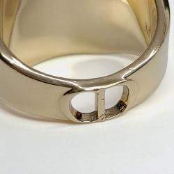 Pre Owned Dior Homme Cactus Jack Signet Ring Gold Tone Crystal Ring