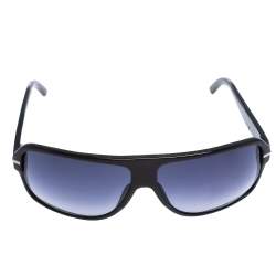 Pre Owned Dior Homme Brown/ Grey Gradient Black Tie 112S Rectangle Sunglasses