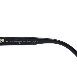 Pre Owned Dior Homme Brown/ Grey Gradient Black Tie 112S Rectangle Sunglasses