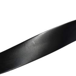 Pre Owned Dior Homme Black Suede Buckle Belt 100CM