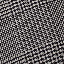 Pre Owned Dior Monochrome Prince of Wales Silk Skinny Tie