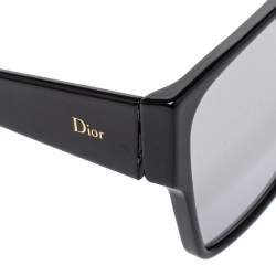 Pre Owned Dior Black Mirror Dior Hit Square Sunglasses