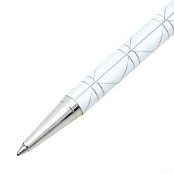Dior White Lacquer Fahrenheit Ballpoint Pen