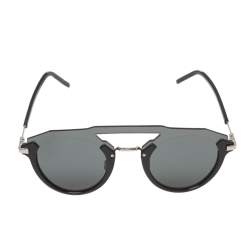 Pre Owned Dior Homme Black/ Dark Grey Diorfuturistic Aviator Sunglasses