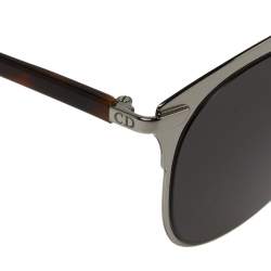 Pre Owned Dior Brown Havana/Grey 31ZNR Aviator Sunglasses