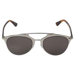 Pre Owned Dior Brown Havana/Grey 31ZNR Aviator Sunglasses