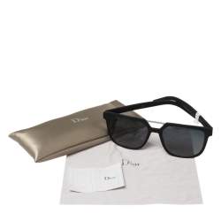 Dior Black/Grey DIOR0200S Rectangle Sunglasses