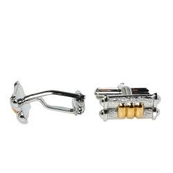 Dior Two Tone Metal Tie Pin & Cufflinks Set