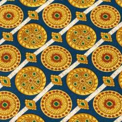 Pre Owned Dior Vintage Multicolor Printed Silk Traditional Tie