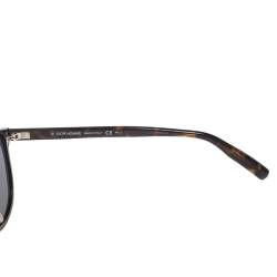Pre Owned Dior Homme Brown Havana/Grey AL13.13 Aviator Sunglasses