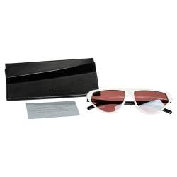 Dior Homme White/ Fuchsia Blacktie Cat-Eye Sunglasses