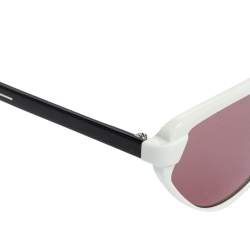 Dior Homme White/ Fuchsia Blacktie Cat-Eye Sunglasses