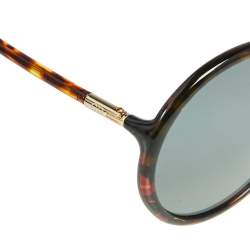 Pre Owned Dior Brown Havana/ Grey SoStellaire2 Round Sunglasses