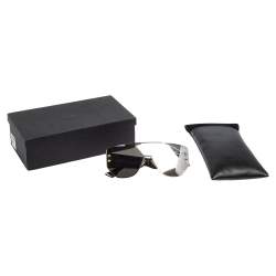 Pre Owned Dior Black Acetate DiorAddict1 Mirror Shield Sunglasses