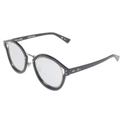 Pre Owned Dior Blue Acetate Dior Elliptic Mirror Sunglasses