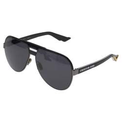 Pre Owned Dior Black Forerunner Aviator Sunglasses