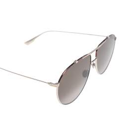 Pre Owned Dior Gold Monsieur1 Pilot Sunglasses