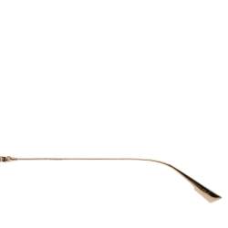 Pre Owned Dior Gold Tone/Brown Havana Monsieur 3 Aviator Sunglasses