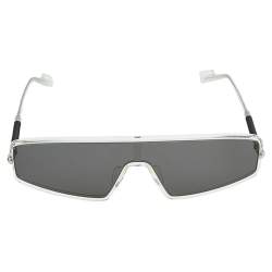 Pre Owned Dior Homme Clear/ Grey Black DIORMERCURE Shield Sunglasses