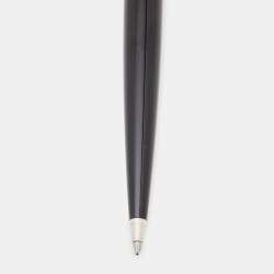 Dior Fahrenheit Black Lacquer Palladium Finish 4 Diamonds Ballpoint Pen