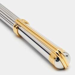 Pre Owned Dior Textured Two Tone Metal Ballpoint Pen