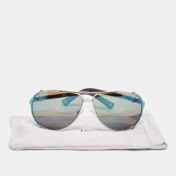 Dior Blue/Plum Chicago 2 Mirrored Aviator Sunglasses